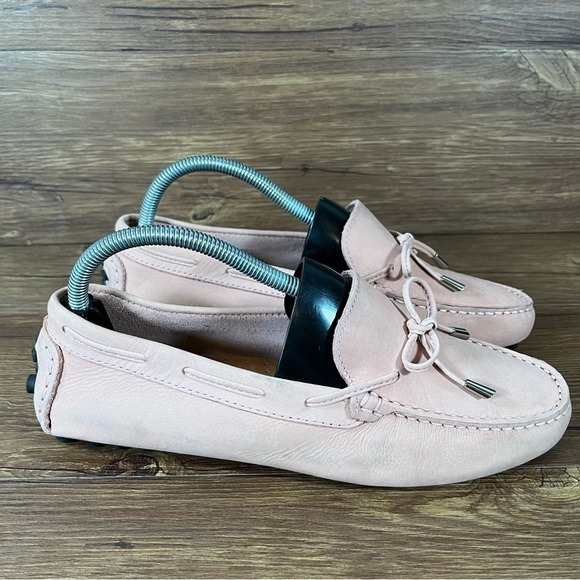 Mercanti Fiorentino Pink Suede Slip-On Loafers Women’s Size 9.5 Shoes Flats - Picture 12 of 12